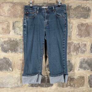Levi's 515 Jeans Capri Blue Woman's 10 Stretch Casual Summer Vacation Basic‎